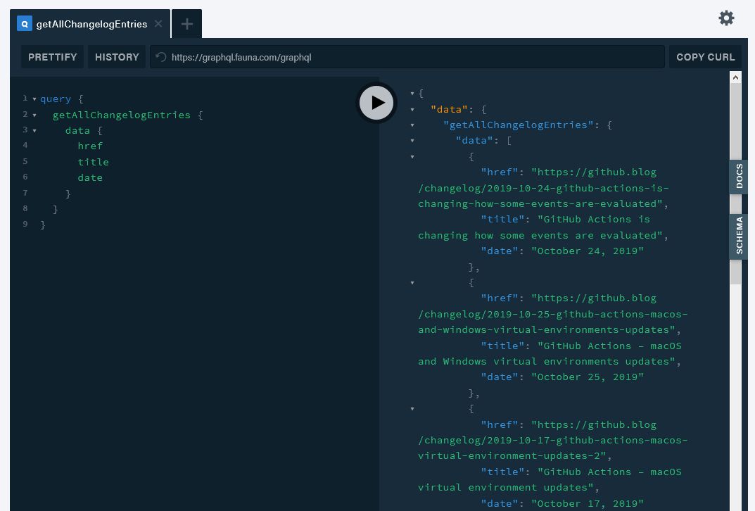 GitHub Actions Changelog Workflow